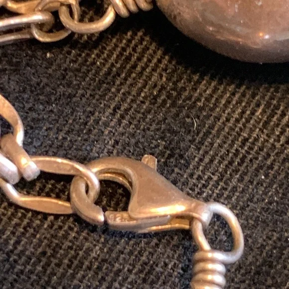 TURQUOISE,Sterling and aquamarine 3 strand necklace,MERMAID - Picture 9 of 12